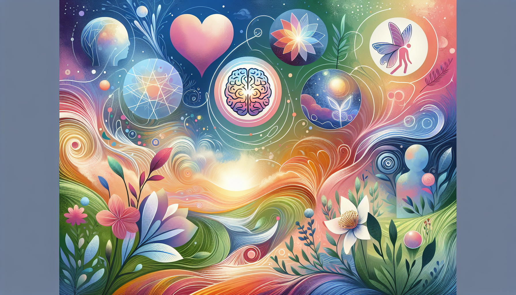 An illustration showing various therapeutic approaches for treating anxiety in autism.